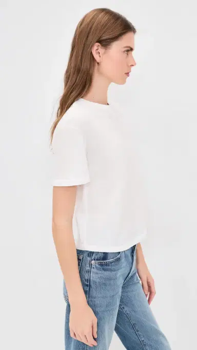Favorite Daughter The Everyday Short Sleeve Tee White | Thumbnail 4