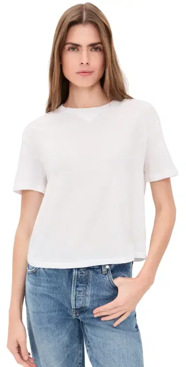 Favorite Daughter The Everyday Short Sleeve Tee White | Thumbnail 1