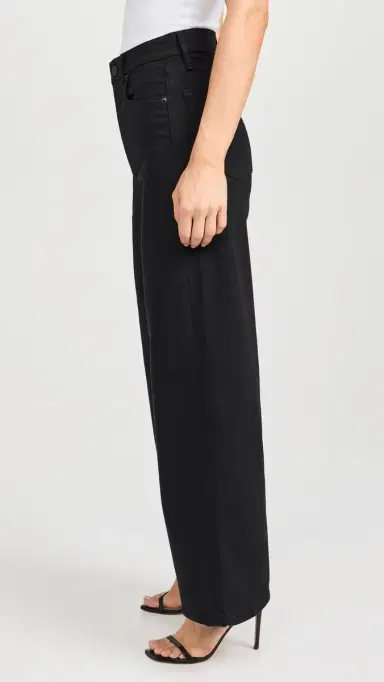 rag & bone Flexi Sofie High Rise Ankle Wide Jeans Black 33 | Thumbnail 6