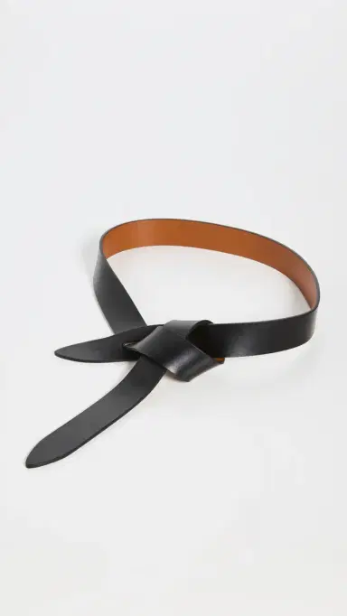 Isabel Marant ecce Bicolor Belt Black/Natural | Thumbnail 2 Isabel Marant ecce Bicolor Belt Black/Natural | Thumbnail 2