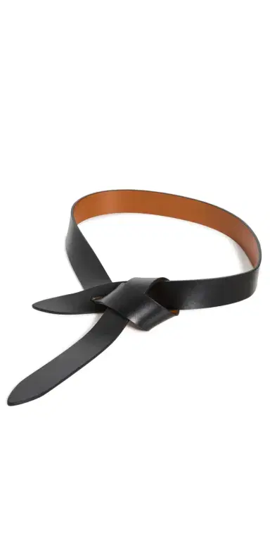 Isabel Marant ecce Bicolor Belt Black/Natural | Thumbnail 1 Isabel Marant ecce Bicolor Belt Black/Natural | Thumbnail 1