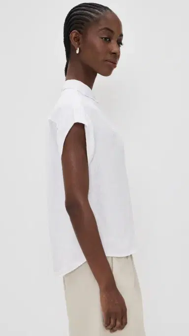 Alex Mill addie Blouse in Linen | Thumbnail 5 Alex Mill addie Blouse in Linen | Thumbnail 5