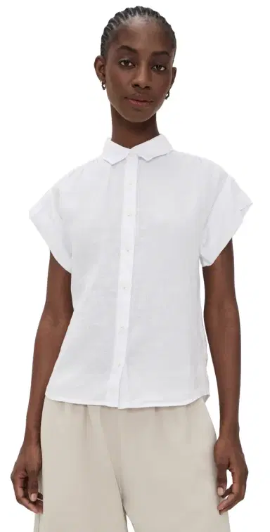 Alex Mill addie Blouse in Linen | Thumbnail 1 Alex Mill addie Blouse in Linen | Thumbnail 1