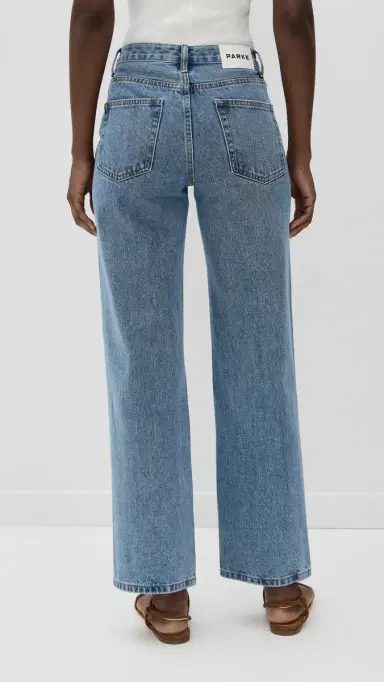 PARKE Classic Straight Jeans Vintage Wash 26 | Thumbnail 3