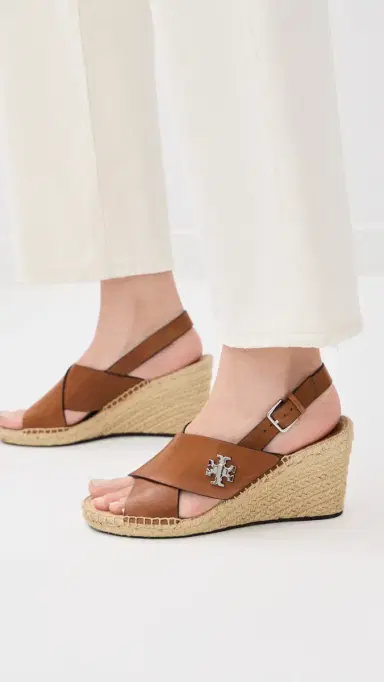 Tory Burch Turnlock Wedge Espadrilles Classic Cuoio 8 | Thumbnail 3 Tory Burch Turnlock Wedge Espadrilles Classic Cuoio 8 | Thumbnail 3