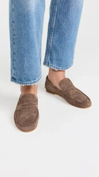 Jamie Haller The Penny Loafers Taupe Suede 36 | Thumbnail 3 Jamie Haller The Penny Loafers Taupe Suede 36 | Thumbnail 3