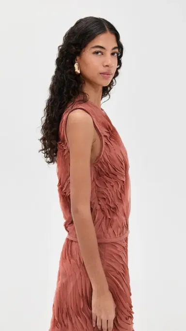 Ulla Johnson Celina Top Chestnut | Thumbnail 4 Ulla Johnson Celina Top Chestnut | Thumbnail 4