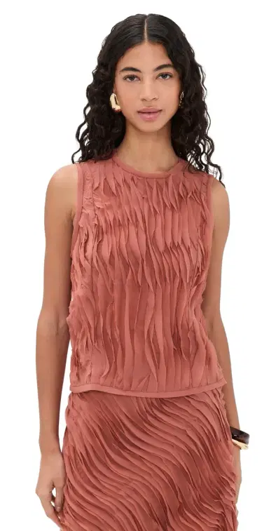 Ulla Johnson Celina Top Chestnut | Thumbnail 1 Ulla Johnson Celina Top Chestnut | Thumbnail 1