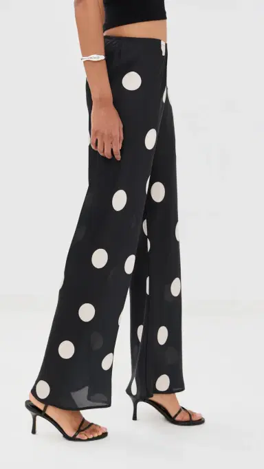 LE BOP Ellie Pants Black/White Dot | Thumbnail 4