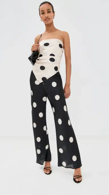 LE BOP Ellie Pants Black/White Dot | Thumbnail 5