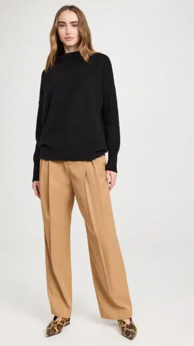 Vince Boiled Funnel Neck Pullover | Thumbnail 5