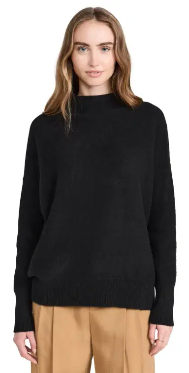 Vince Boiled Funnel Neck Pullover | Thumbnail 1