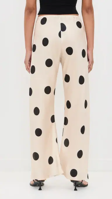 LE BOP Ellie Pants White/Black Dot | Thumbnail 3 LE BOP Ellie Pants White/Black Dot | Thumbnail 3