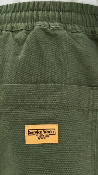 Service Works Classic Canvas Chef Pants Olive M | Thumbnail 6 Service Works Classic Canvas Chef Pants Olive M | Thumbnail 6