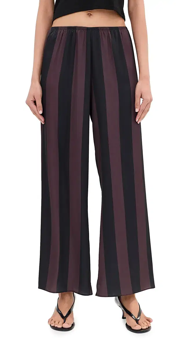 LE BOP Ellie Pants Chocolate/Black Stripe