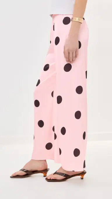 LE BOP Ellie Pants Pink/Brown Dot | Thumbnail 4