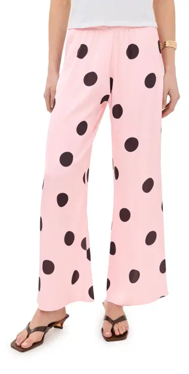 LE BOP Ellie Pants Pink/Brown Dot | Thumbnail 1
