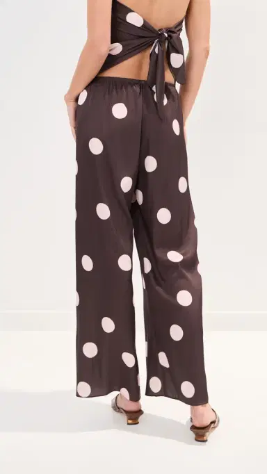 LE BOP Ellie Pants Brown/Pink Dot | Thumbnail 4