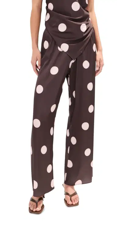 LE BOP Ellie Pants Brown/Pink Dot | Thumbnail 1