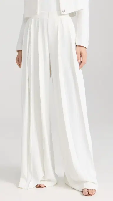 L'Agence Nova Pleated Pants Ivory | Thumbnail 2