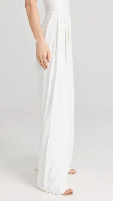 L'Agence Nova Pleated Pants Ivory | Thumbnail 4