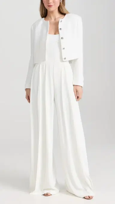 L'Agence Nova Pleated Pants Ivory | Thumbnail 5
