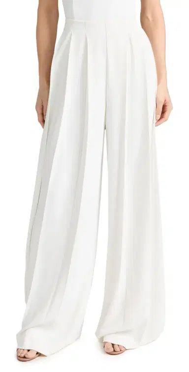 L'Agence Nova Pleated Pants Ivory | Thumbnail 1