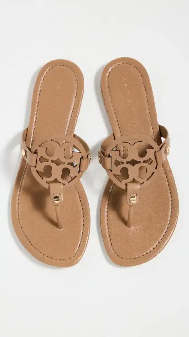 Tory Burch Miller Sandals Almond Flour 5 | Thumbnail 2 Tory Burch Miller Sandals Almond Flour 5 | Thumbnail 2