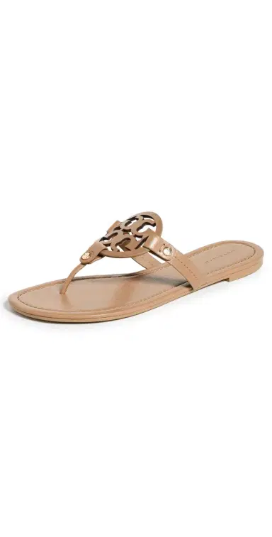 Tory Burch Miller Sandals Almond Flour 5 | Thumbnail 1 Tory Burch Miller Sandals Almond Flour 5 | Thumbnail 1