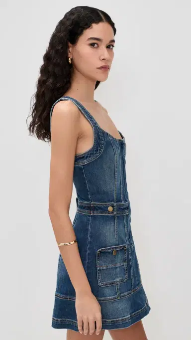 Ramy Brook Karla Dress Medium Wash | Thumbnail 4