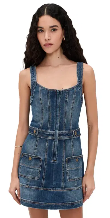 Ramy Brook Karla Dress Medium Wash | Thumbnail 1