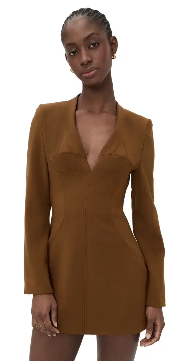 Kenna Micro Mini Dress Mocha
