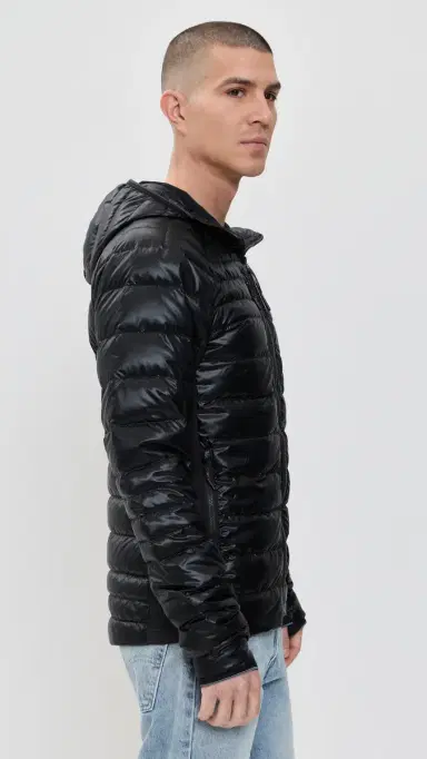 Canada Goose Hybridge Lite Hoodie Jacket Black | Thumbnail 4 Canada Goose Hybridge Lite Hoodie Jacket Black | Thumbnail 4