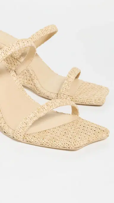 Cult Gaia Raven Mid Heels Natural | Thumbnail 6