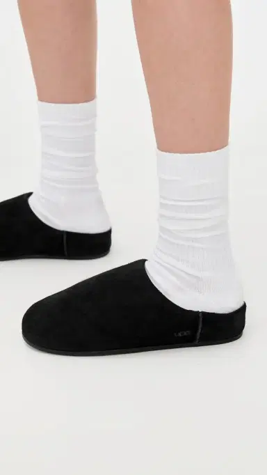 UGG Elea Slip-On Slippers Black 9 | Thumbnail 3