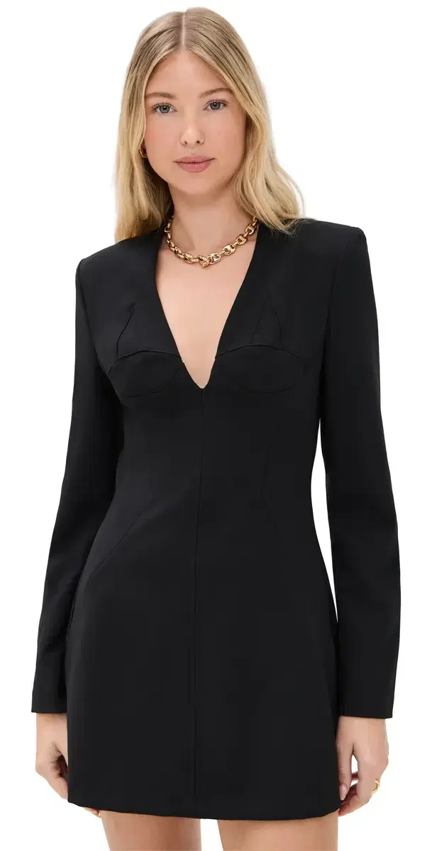 Black Halo Kenna Micro Mini Dress Black
