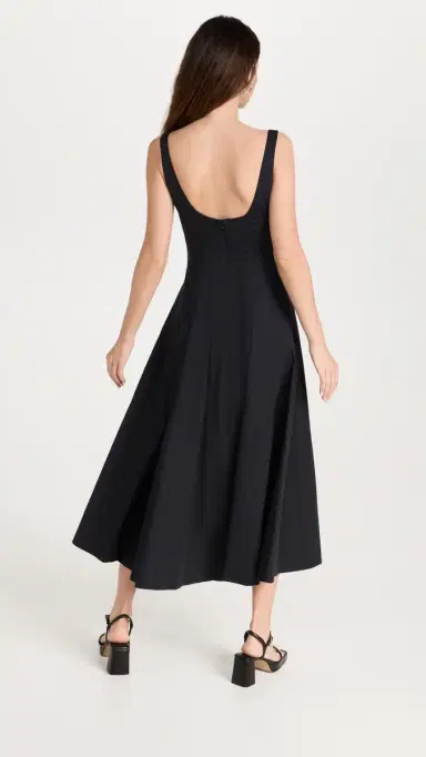 Staud Wells Dress Black 8 | Thumbnail 3 Staud Wells Dress Black 8 | Thumbnail 3