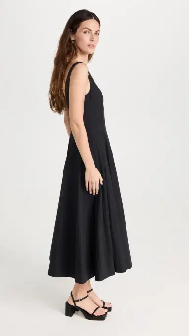 Staud Wells Dress Black 8 | Thumbnail 4 Staud Wells Dress Black 8 | Thumbnail 4