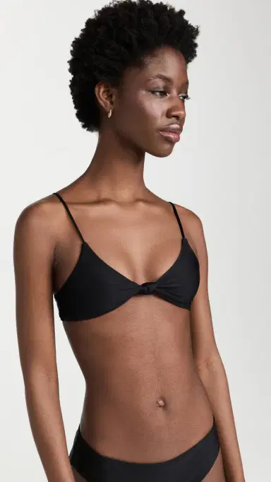 MIKOH Kaloko Bikini Top Noir | Thumbnail 2