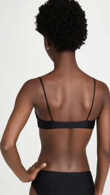 MIKOH Kaloko Bikini Top Noir | Thumbnail 3
