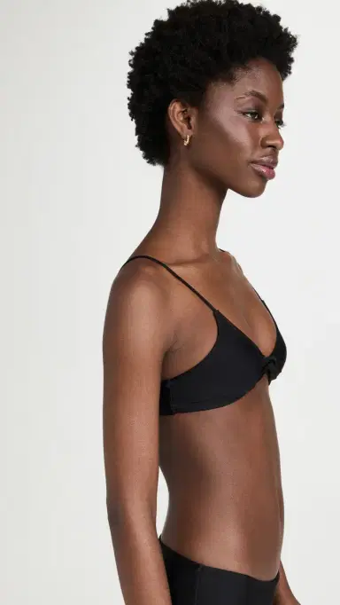 MIKOH Kaloko Bikini Top Noir | Thumbnail 4