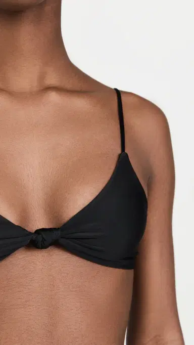 MIKOH Kaloko Bikini Top Noir | Thumbnail 6