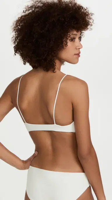 MIKOH Kaloko Bikini Top Ecru | Thumbnail 3