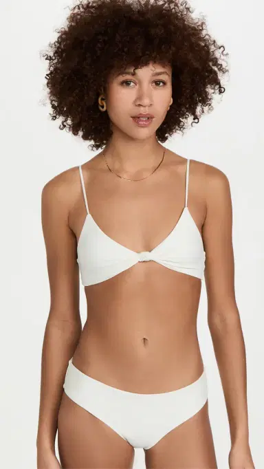 MIKOH Kaloko Bikini Top Ecru | Thumbnail 5