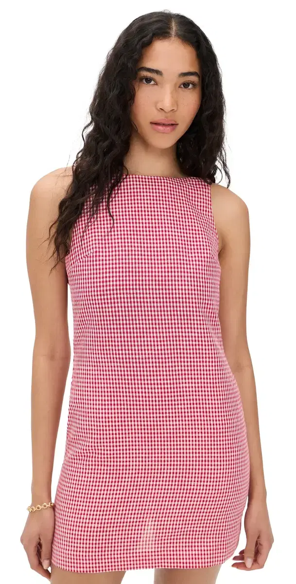 o. p.t Jasmine Dress Red Gingham