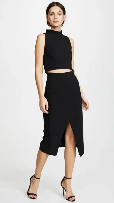 BLACK HALO Juma Two Piece Dress Black 8 | Thumbnail 2 BLACK HALO Juma Two Piece Dress Black 8 | Thumbnail 2