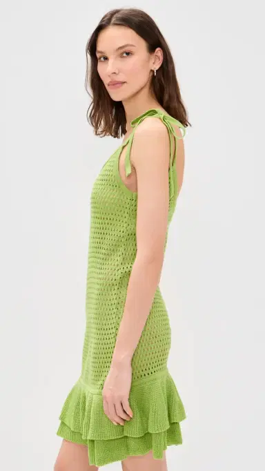 The Lulo Project Suntrace Dress Lime L | Thumbnail 4