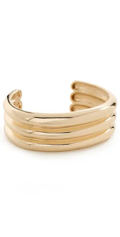 BaubleBar Leigh Cuff Gold One Size | Thumbnail 1
