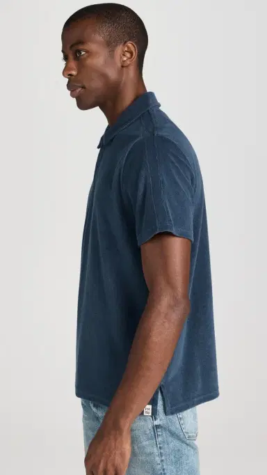 Fair Harbor Ravello Terry Polo Navy L | Thumbnail 4
