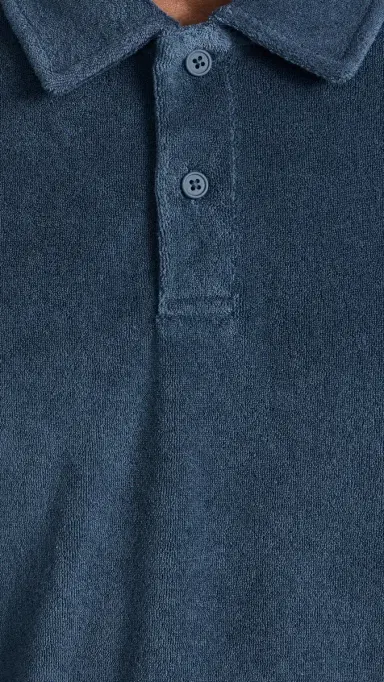 Fair Harbor Ravello Terry Polo Navy L | Thumbnail 6